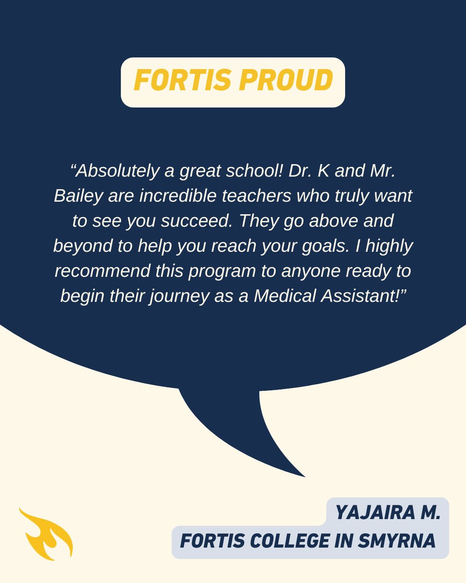 When you are here, you are part of our #FortisFamily. 💛

Shoutout to Dr. K and Mr. Bailey for always going above and beyond! #FortisProud