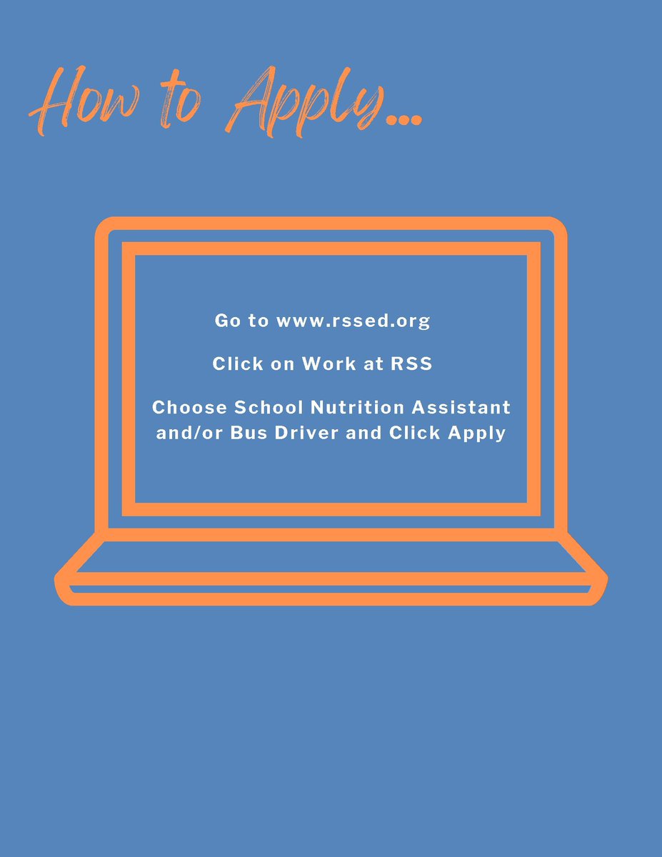 Rowan EDC (@rowanedc) on Twitter photo Rowan-Salisbury Schools is hosting a School Nutrition & Transportation Hiring Event on June 17. By appointment only! Complete the online application + register for a time slot here: tinyurl.com/pmwj66rb. Questions? Email lemleyac@rss.k12.nc.us. Rowan-Salisbury Schools is hosting a School Nutrition & Transportation Hiring Event on June 17. By appointment only! Complete the online application + register for a time slot here: tinyurl.com/pmwj66rb. Questions? Email lemleyac@rss.k12.nc.us.