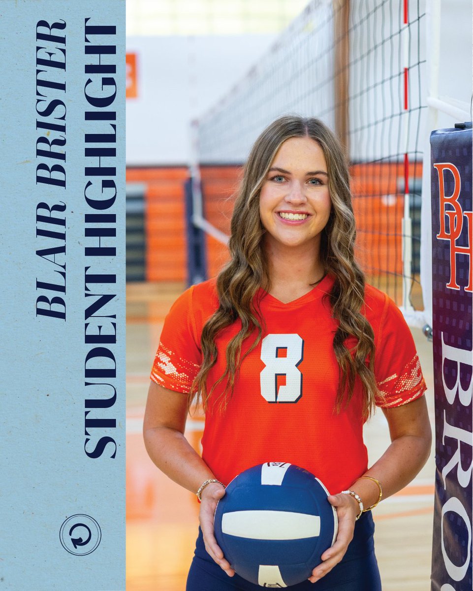 The Brook Hill School (@brookhillschool) on Twitter photo Meet Blair Brister! A rising senior at Brook Hill, she’s a 5-sport athlete (XC, track, volleyball, softball, soccer) 🏃♀️⚽️ and NHS member 📚. She calls BH her “sanctuary” and hopes to share God’s love this year by living with joy and purpose 💛 Meet Blair Brister! A rising senior at Brook Hill, she’s a 5-sport athlete (XC, track, volleyball, softball, soccer) 🏃♀️⚽️ and NHS member 📚. She calls BH her “sanctuary” and hopes to share God’s love this year by living with joy and purpose 💛