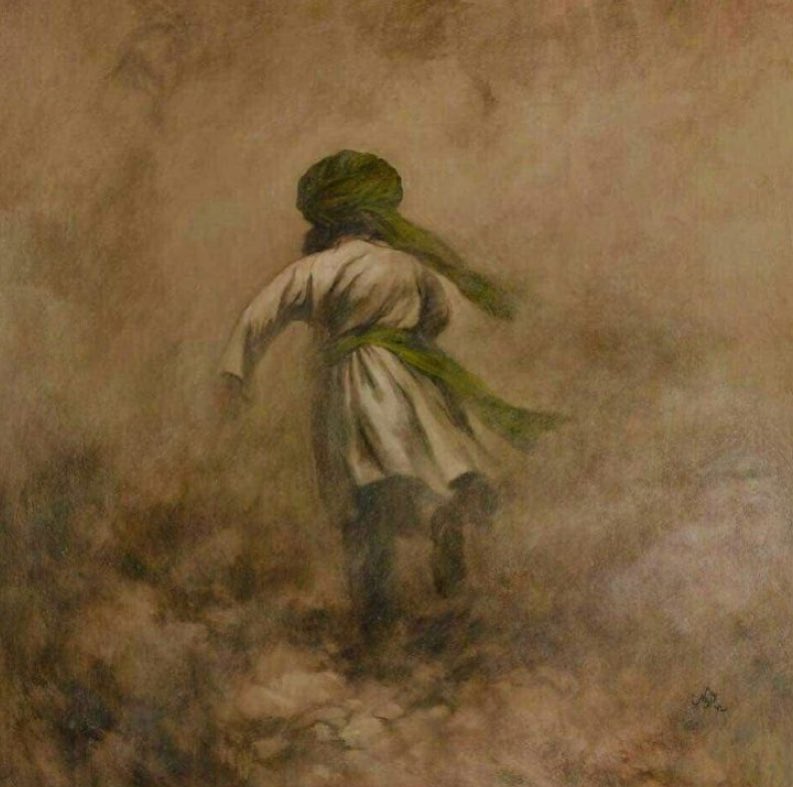 صَغيراً شاهدَ الحَوراءَ تُسبى
و مِنْ أغلالِها نزفُ الدِّماءْ.

صَغيراً في الطفوف رأى حسيناً
ذبيحَ النّحر مُلقًى بالعراء.

#استشهاد_الامام_الباقر