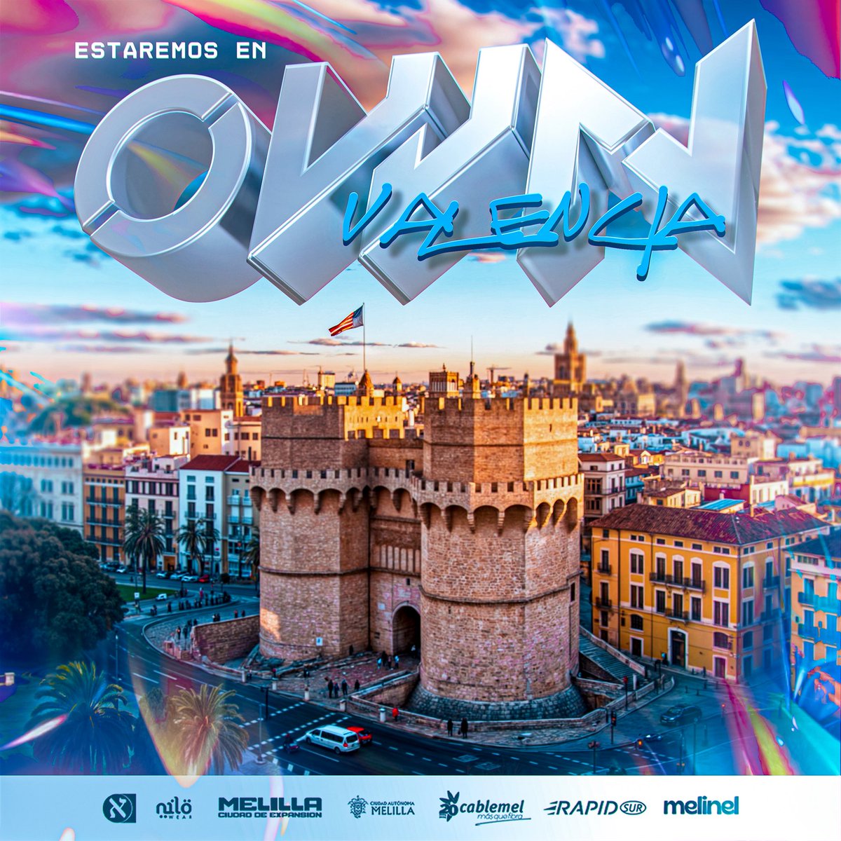 ¡VOLVEMOS A VALENCIA! ✈️

Del 27 al 30 de junio estaremos por <a href="/OpenWorldNowcom/">OWN Fest: Valencia - Zaragoza 2025</a> con todo el equipo 🥳

¡Pronto anunciaremos a todos los que asistirán junto a nosotros!

#WeAreTitans | #MelillaDestinoDeInversion 🏝️