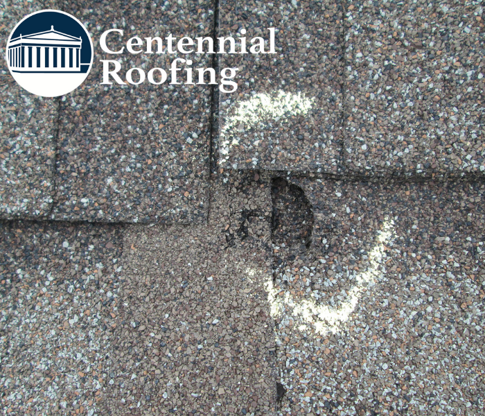CentennialConTN's tweet photo. Hailstones can crack or loosen shingles, leaving the roof vulnerable to future leaks. They can also dent gutters, damage siding, and break windows or outdoor fixtures. After the storm passes, homeowners should inspect their property for signs of damage. https://t.co/xvMFR544a9