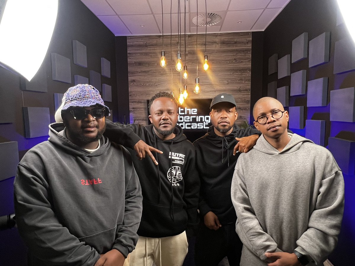 The out of town boyz kicked it with Kwesta👌🏽. Dropping tomorrow 9am on YT. Shout out to the early Spotify heads🫡