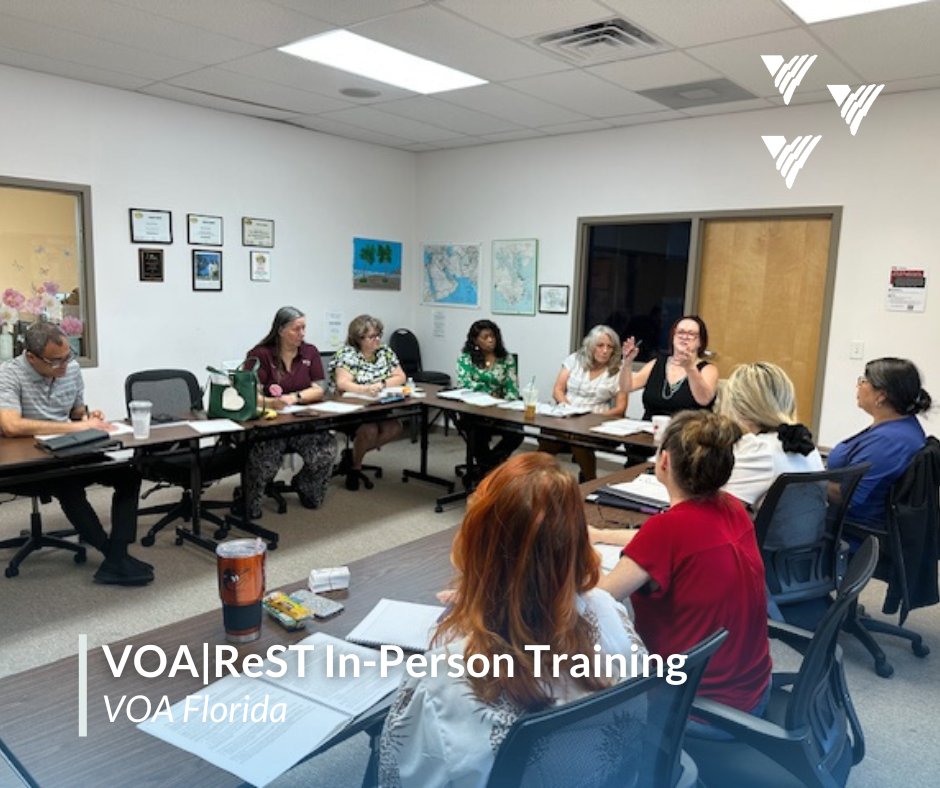 Two of our VOA|ReST trainers, Jillianna Paladino-Boyd and Mary Ladwig, recently presented a new training to staff members at <a href="/VOAFLA/">Vol of America of FL</a>. This opportunity was a result of  our <a href="/Humana/">Humana</a> grant. heypeers.com/members/sign_u…