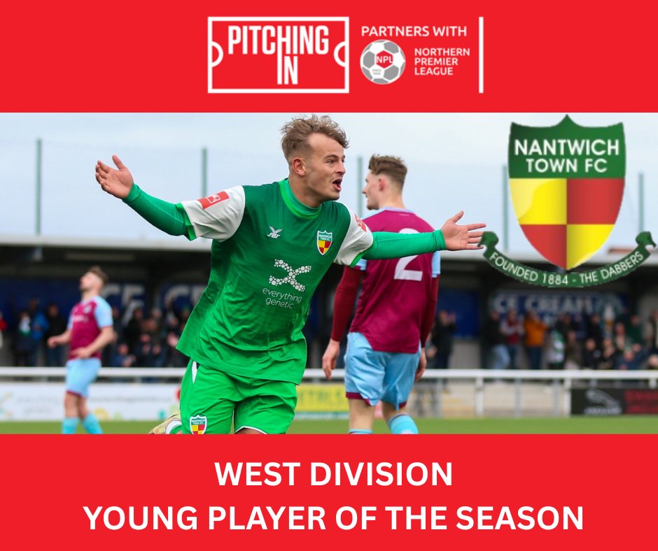 The Pitching In Northern Premier League (@northernpremlge) on Twitter photo The <a href="/PitchingIn_/">Pitching In</a> Northern Premier League West Division Young Player of the Season
from <a href="/TheDabbers/">Nantwich Town FC</a>
KAI EVANS The <a href="/PitchingIn_/">Pitching In</a> Northern Premier League West Division Young Player of the Season
from <a href="/TheDabbers/">Nantwich Town FC</a>
KAI EVANS