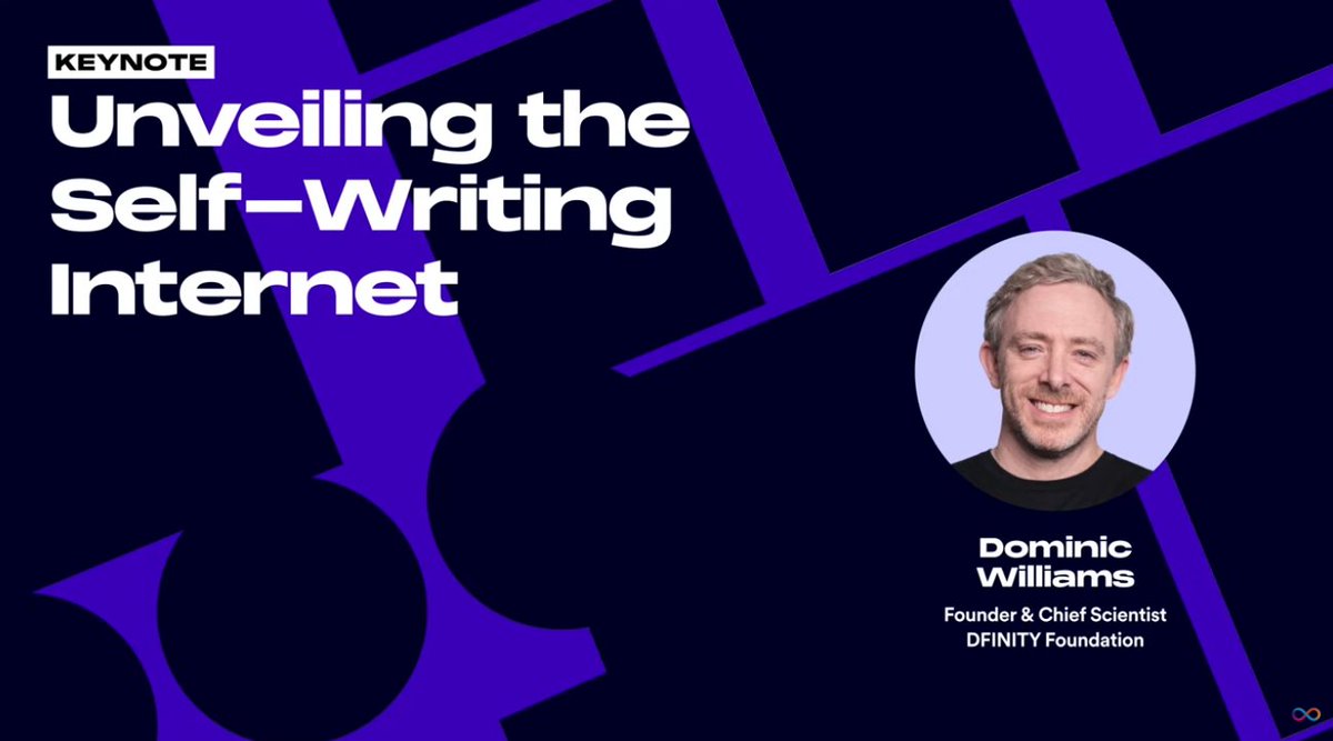 Keynote Starting Now! 📺

Unveiling the Self-Writing Internet | Live @ World Computer Summit 2025

youtube.com/live/0i-bYR5jV…