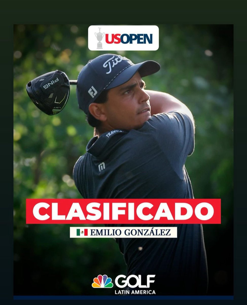 Felicidades al mejor golfista mexicano Emilio González, un sanmiguelense ejemplar. Clasificado a uno de los torneos más importantes del mundo del golf, al US OPEN