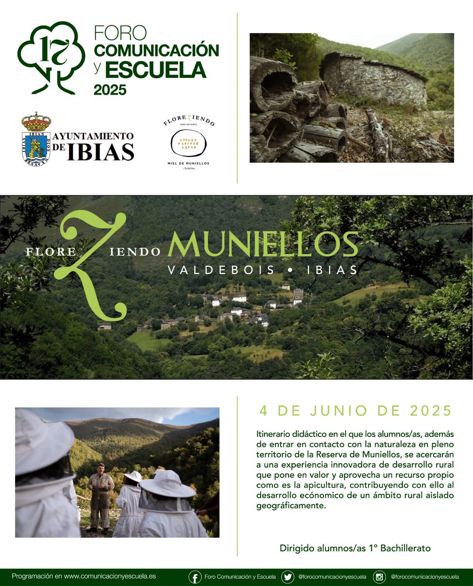 forocye's tweet image. Los alumnos/as de 1° de Bachillerato conocerán en Valdebois (Ibias), en plena Reserva Nacional de Muniellos el proyecto Floreziendo Muniellos.