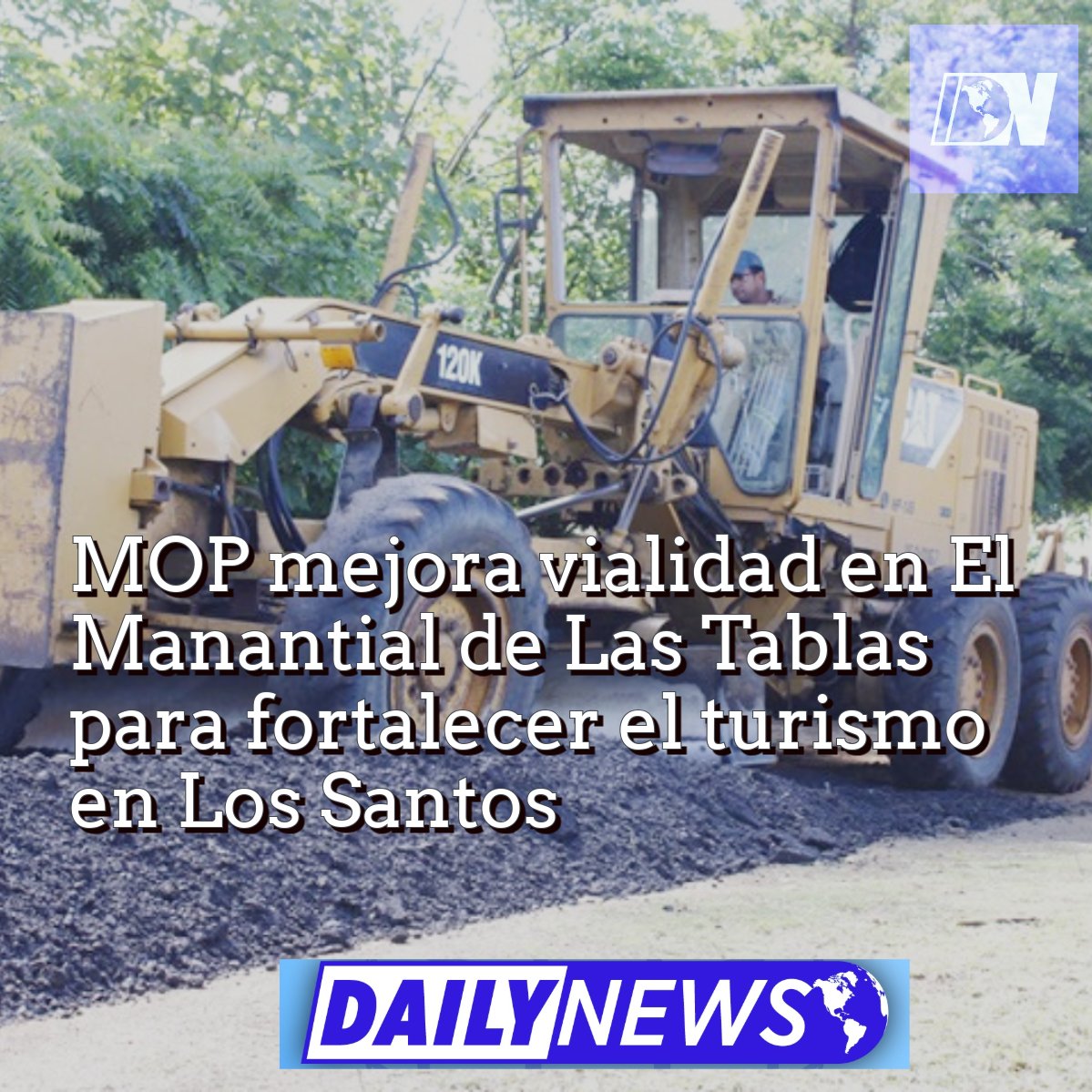 MOP mejora vialidad en El Manantial de Las Tablas para fortalecer el turismo en Los Santos dailynews507.com/index.php/2025…
.
<a href="/MOPPma/">Ministerio de Obras Públicas de Panamá</a> #DNews507