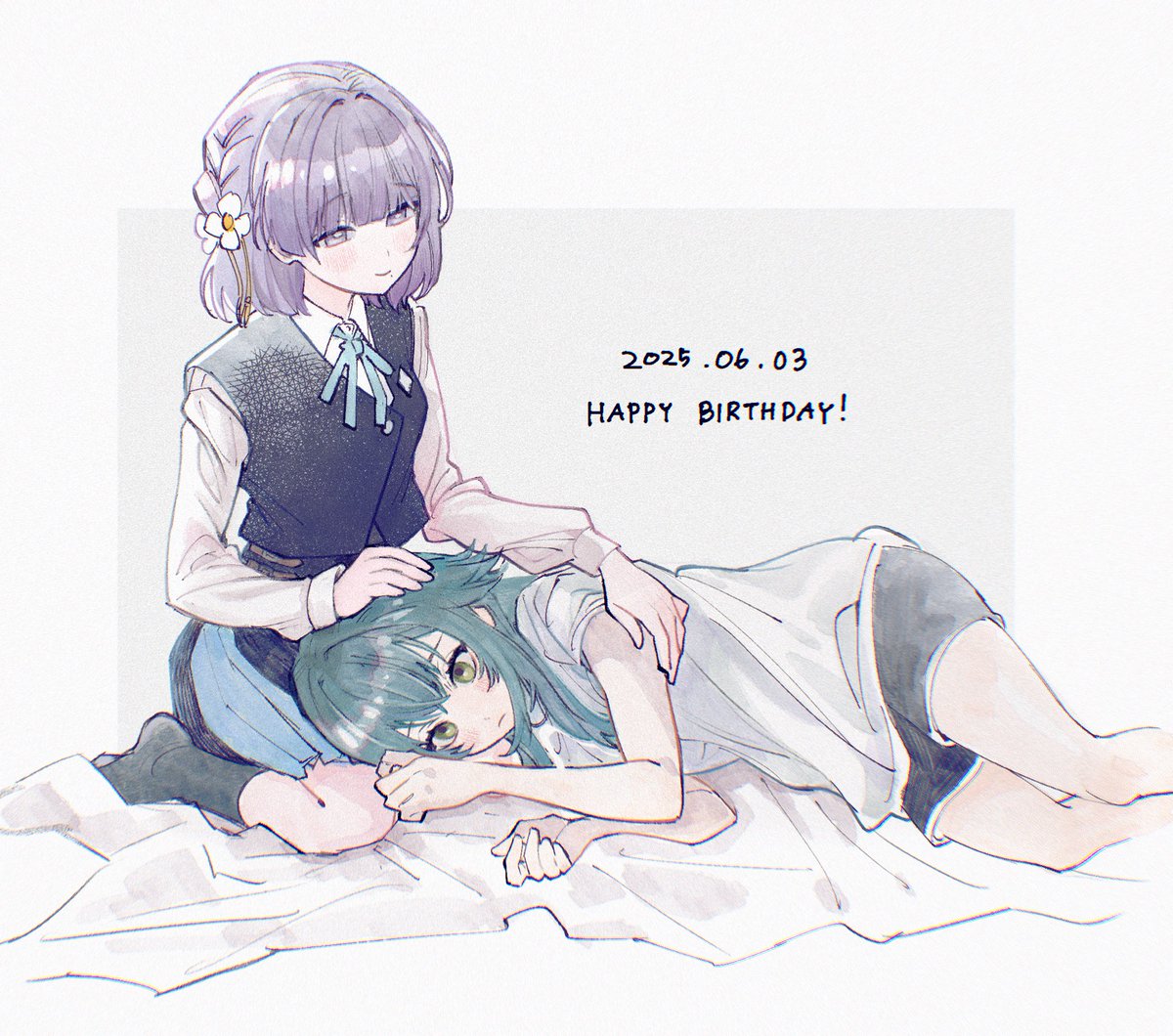 遅刻…！！
優しく頭を撫でてもらってください #月村手毬生誕祭2025