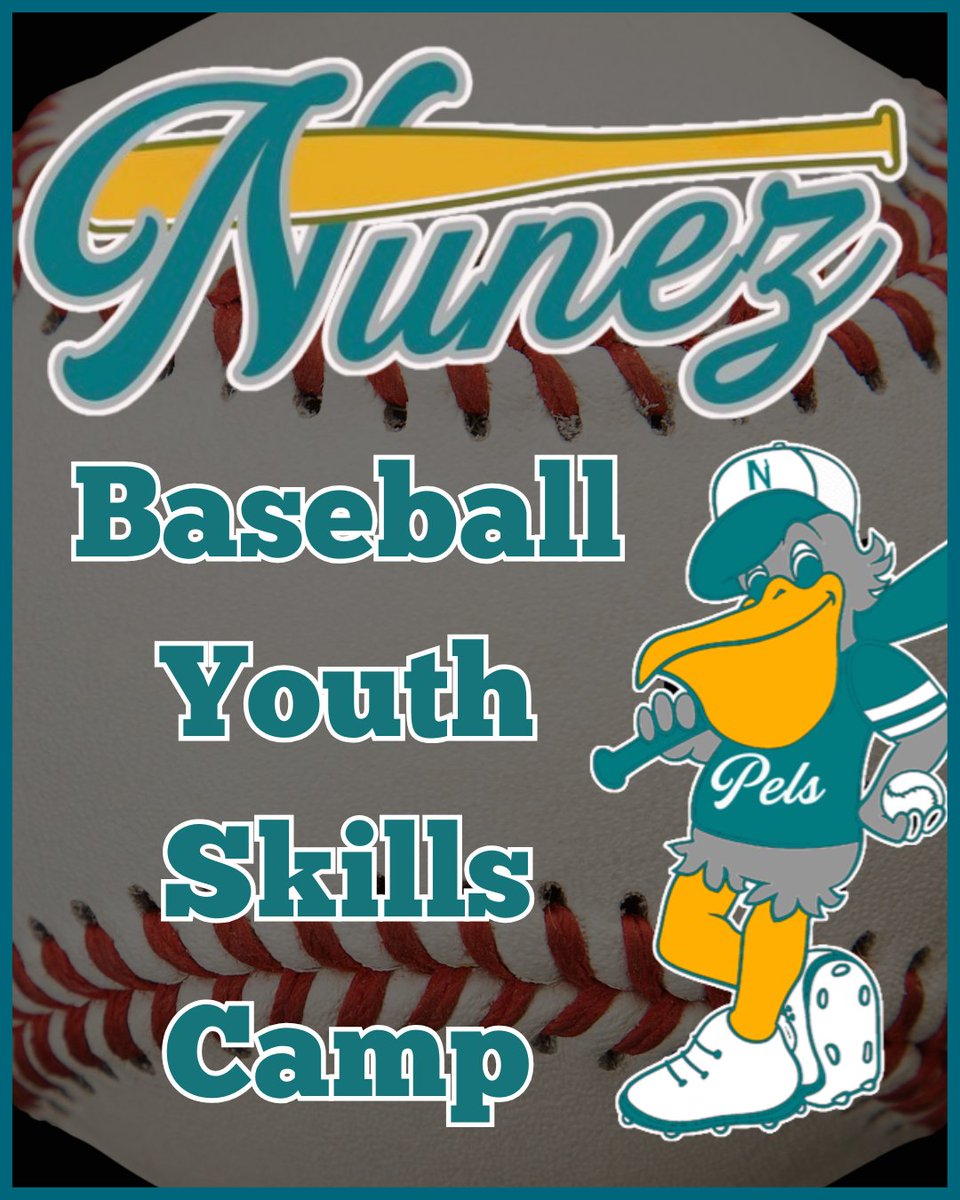 Nunez CC (@nunez_cc) on Twitter photo This summer our <a href="/NunezCCBaseball/">Nunez CC Baseball</a> coaching staff and players will host a series of Baseball Youth Skills Camps. We'll offer half days (both morning and evening sessions), full days, and three-day packages.
Find dates, details and tickets at tinyurl.com/55nedpba
#FlockUp This summer our <a href="/NunezCCBaseball/">Nunez CC Baseball</a> coaching staff and players will host a series of Baseball Youth Skills Camps. We'll offer half days (both morning and evening sessions), full days, and three-day packages.
Find dates, details and tickets at tinyurl.com/55nedpba
#FlockUp