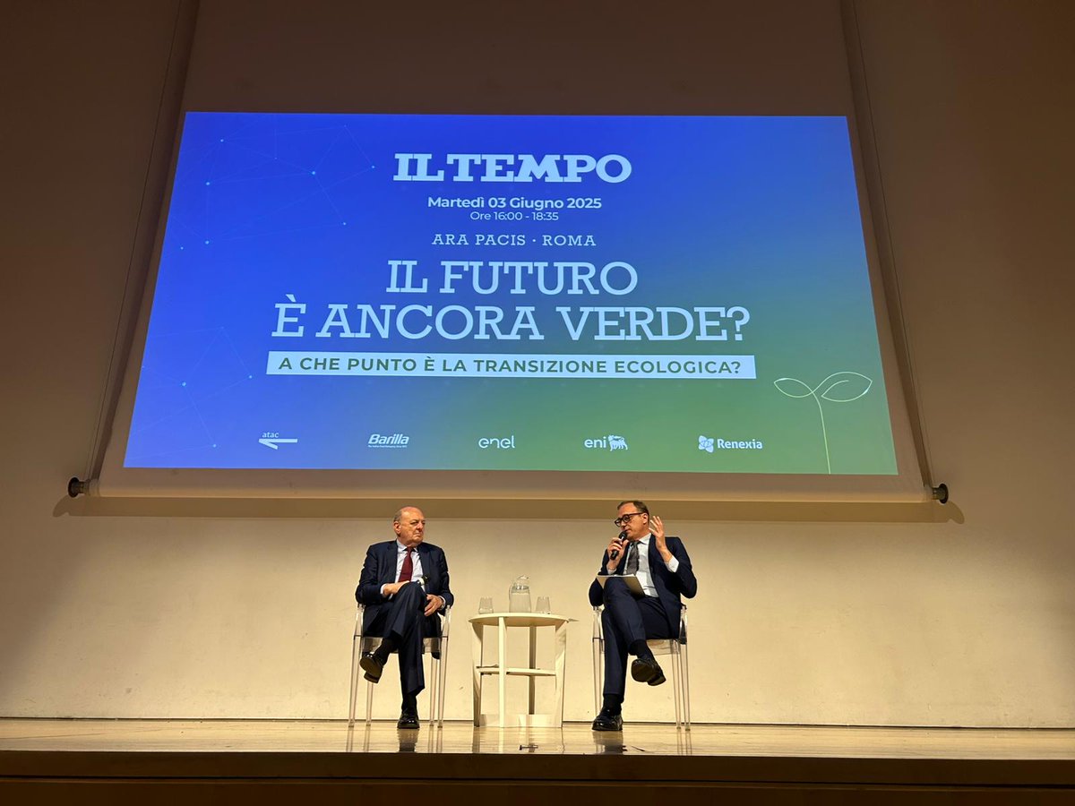 tempoweb's tweet photo. Il futuro è ancora verde? Il ministro #PichettoFratin all'evento de #IlTempo: il nucleare si farà, ecco i tempi https://t.co/HW9tHxP4kd  #Roma #AraPacis #energia https://t.co/6WWjYJjuBU