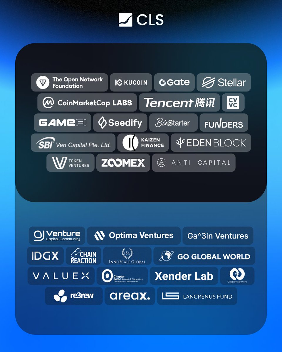 CLS GLOBAL (@coinliquidity) on Twitter photo Summer Demo Day partner lineup is LIVE 🦈
ton.foundation, <a href="/kucoincom/">KuCoin</a>, <a href="/Gate_io/">Gate</a>, CMC Labs,
<a href="/GameFi_Official/">GAMEFI.ORG</a>, <a href="/StellarOrg/">Stellar</a>, <a href="/SeedifyFund/">Seedify</a>, <a href="/ZoomexOfficial/">ZOOMEX_Official</a> and 20+ strategic partners
👉 Summer Demo Day - June 5th: lu.ma/4kri6l9x Summer Demo Day partner lineup is LIVE 🦈
ton.foundation, <a href="/kucoincom/">KuCoin</a>, <a href="/Gate_io/">Gate</a>, CMC Labs,
<a href="/GameFi_Official/">GAMEFI.ORG</a>, <a href="/StellarOrg/">Stellar</a>, <a href="/SeedifyFund/">Seedify</a>, <a href="/ZoomexOfficial/">ZOOMEX_Official</a> and 20+ strategic partners
👉 Summer Demo Day - June 5th: lu.ma/4kri6l9x