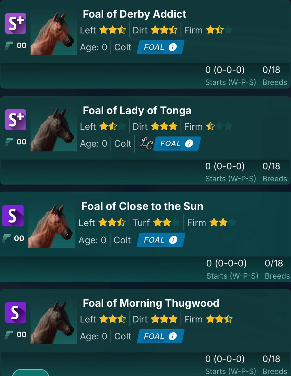 glocknessmonster (@yourglockness) on Twitter photo Happy S29 happy about the S foals not so happy about the S+ ones but on track performance looking nice so far to make up for it ๐ฅ <a href="/photofinishgame/">Photo Finishโข LIVE ๐น ๐ Virtual Horse Racing</a> horse business ๐ Happy S29 happy about the S foals not so happy about the S+ ones but on track performance looking nice so far to make up for it ๐ฅ <a href="/photofinishgame/">Photo Finishโข LIVE ๐น ๐ Virtual Horse Racing</a> horse business ๐