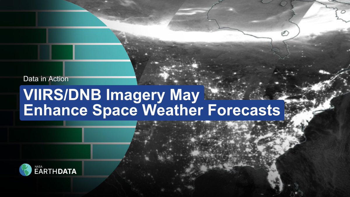 In a new Data-in-Action story, learn how VIIRS Day/Night Band imagery was used to differentiate between nighttime lights signals and light contamination from aurorae and how these products may enhance space weather forecasts. 
Read more: go.nasa.gov/3Z764eD