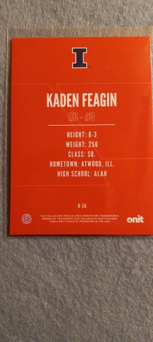 TerrilMike's tweet image. Bought some @IlliniFootball cards yesterday and the 3rd card I pulled was the hometown boy!!! 
There so many people from the Atwood and Arthur area that are very proud of his accomplishments...