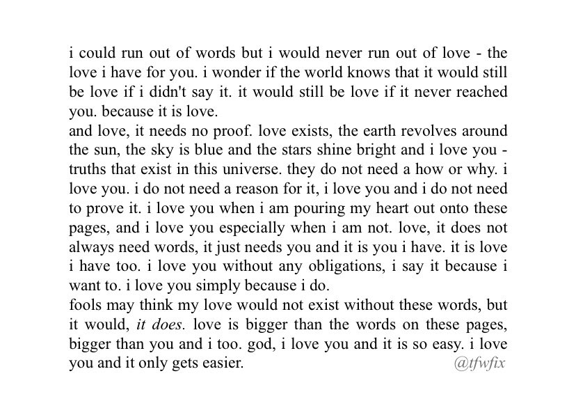 tfwfix's tweet image. because it is love.