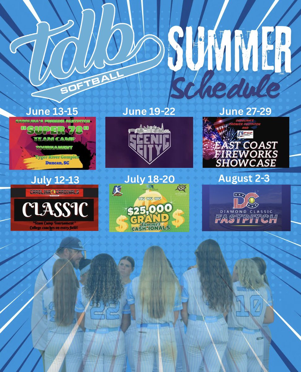 TDB Softball (@softballtdb) on Twitter photo Summer schedule drop! Can’t wait to see our coaching friends! <a href="/KyMoore2027/">Kyleigh Moore</a> <a href="/MYount2027/">Mckenna Yount</a> <a href="/SanaiiRivers/">Sanaii Rivers</a> <a href="/addy_higg/">Addy Higg</a> <a href="/macie_tillman/">Macie Tillman</a> <a href="/LillieGraceMoo2/">Lillie-Grace Moore</a> <a href="/leaharushing9/">Leaha Rushing</a> <a href="/tanagrace1013/">montana Honeycutt</a> <a href="/abigail2025_/">Abigail Lōser</a> <a href="/Madison_House09/">Madison</a> <a href="/laylaclaytonn/">layla</a> <a href="/oliviadrew2026/">Olivia Drew</a> <a href="/kendramurray01/">Kendra Murray</a> Summer schedule drop! Can’t wait to see our coaching friends! <a href="/KyMoore2027/">Kyleigh Moore</a> <a href="/MYount2027/">Mckenna Yount</a> <a href="/SanaiiRivers/">Sanaii Rivers</a> <a href="/addy_higg/">Addy Higg</a> <a href="/macie_tillman/">Macie Tillman</a> <a href="/LillieGraceMoo2/">Lillie-Grace Moore</a> <a href="/leaharushing9/">Leaha Rushing</a> <a href="/tanagrace1013/">montana Honeycutt</a> <a href="/abigail2025_/">Abigail Lōser</a> <a href="/Madison_House09/">Madison</a> <a href="/laylaclaytonn/">layla</a> <a href="/oliviadrew2026/">Olivia Drew</a> <a href="/kendramurray01/">Kendra Murray</a>
