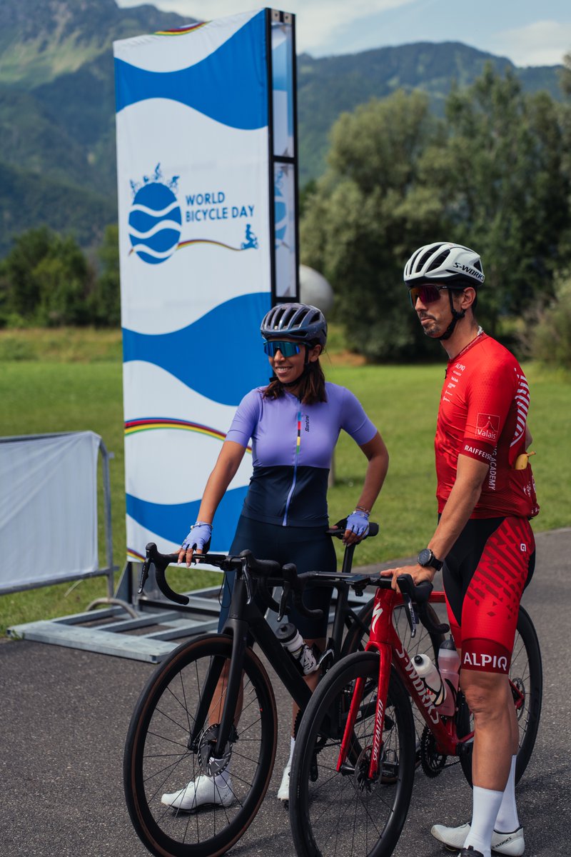 Amina Lanaya (@amina_lanaya) on Twitter photo Happy World Bicycle Day! ๐ฒ
Enjoyed a lunch ride with the <a href="/WCC_cycling/">World Cycling Centre</a> athletes and staff today. Great to see the public trying out different cycling disciplines at our facilities.
Thank you to <a href="/Valais2025/">Valais 2025</a>, <a href="/VilleAigle/">Aigle Ville Sportive</a>, and everyone who joined us on this special day! โ๏ธ Happy World Bicycle Day! ๐ฒ
Enjoyed a lunch ride with the <a href="/WCC_cycling/">World Cycling Centre</a> athletes and staff today. Great to see the public trying out different cycling disciplines at our facilities.
Thank you to <a href="/Valais2025/">Valais 2025</a>, <a href="/VilleAigle/">Aigle Ville Sportive</a>, and everyone who joined us on this special day! โ๏ธ