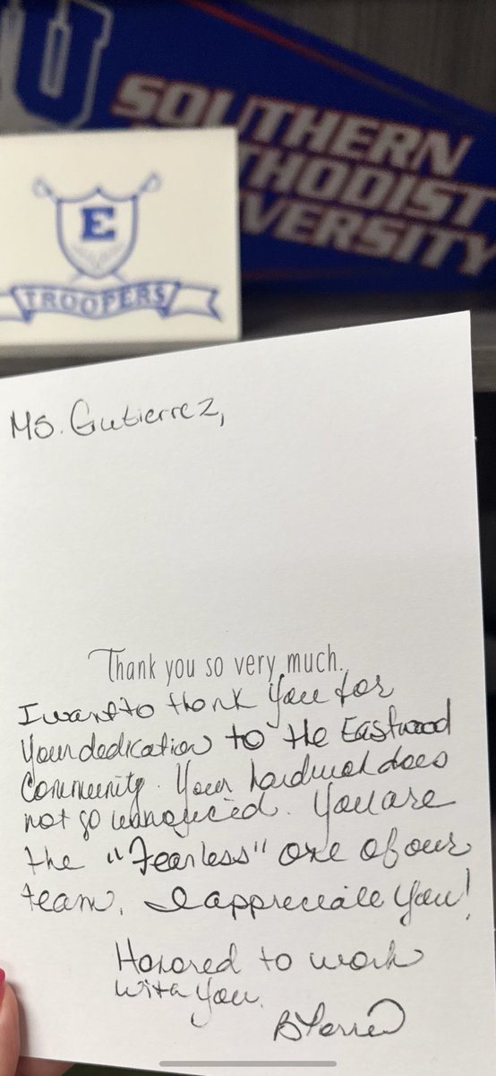 An iconic leader- always prioritizing students and developing her team 💙💛 

Forever grateful for you, your love, your trust, and most importantly your guidance @Btorres_EHS  🤎 

#ShineonForever