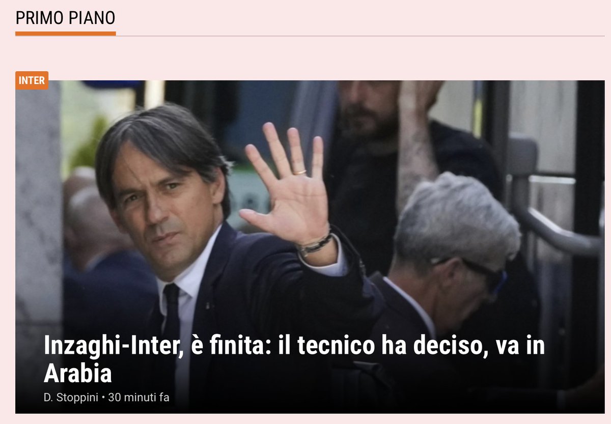 Giuseppe Sorrenti (@giu_sorrenti) on Twitter photo Ebbene sì, Mister degli ingiocabili...5, non uno di meno!
(foto inaspettata dell'official supplier <a href="/Gazzetta_it/">La Gazzetta dello Sport</a> , vediamo quanto la tengono...) Ebbene sì, Mister degli ingiocabili...5, non uno di meno!
(foto inaspettata dell'official supplier <a href="/Gazzetta_it/">La Gazzetta dello Sport</a> , vediamo quanto la tengono...)