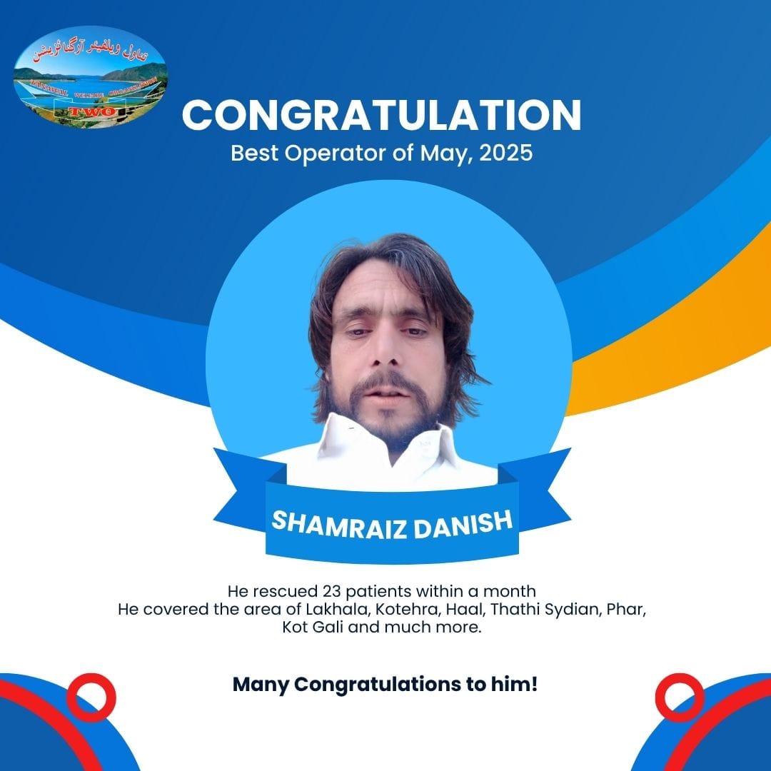 TanawalO's tweet photo. Ambulance operator of the Month of may 25 https://t.co/JF4aip3R9q