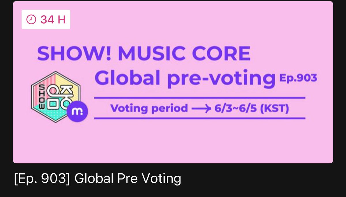 [📢] SHOW!MUSICCORE | Pre-Vote

Shawols the pre-vote is open! 

🗳️Mubeat App

🔗 bit.ly/4jzlPSK 

🗓️Ends 6/5 KST

#SHINee #샤이니 <a href="/SHINee/">SHINee</a>