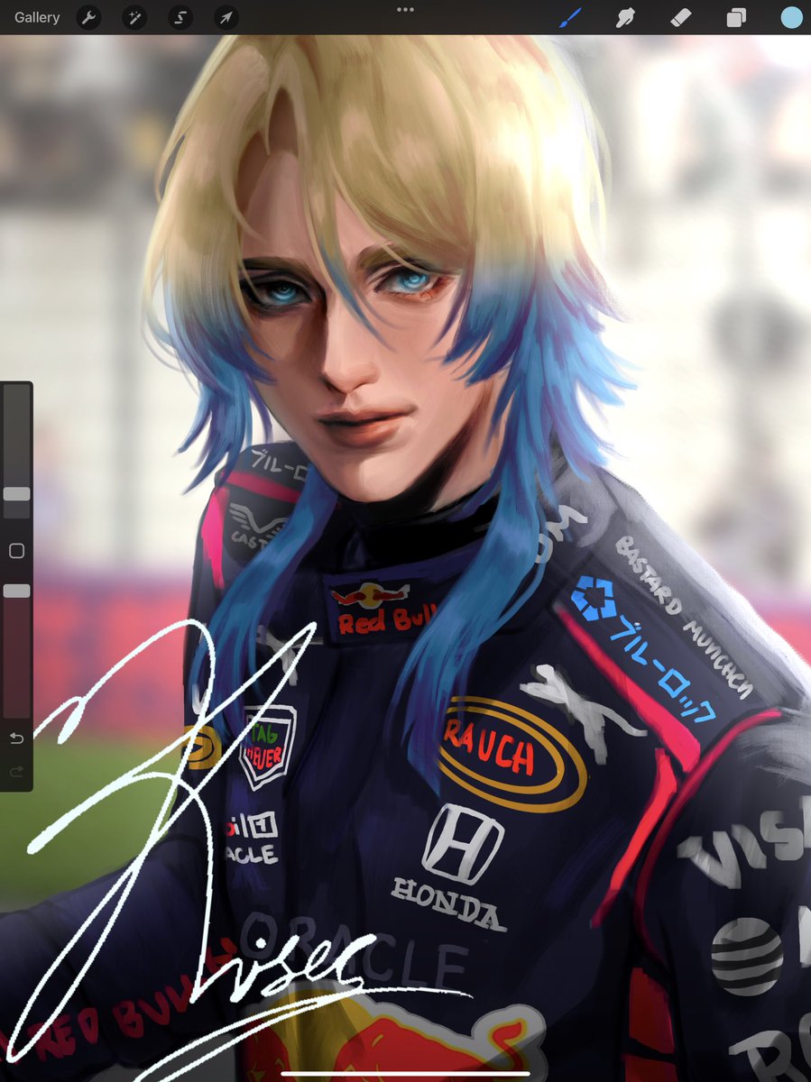 🏎️ #KAISER — Driver AU 
if u saw this the first time i posted it no you didnt.. I fixed some things even tho they weren’t noticeable cus im nit-picky as hell 

#ブルーロック #bluelock #bllktwt #bllk #michaelkaiser