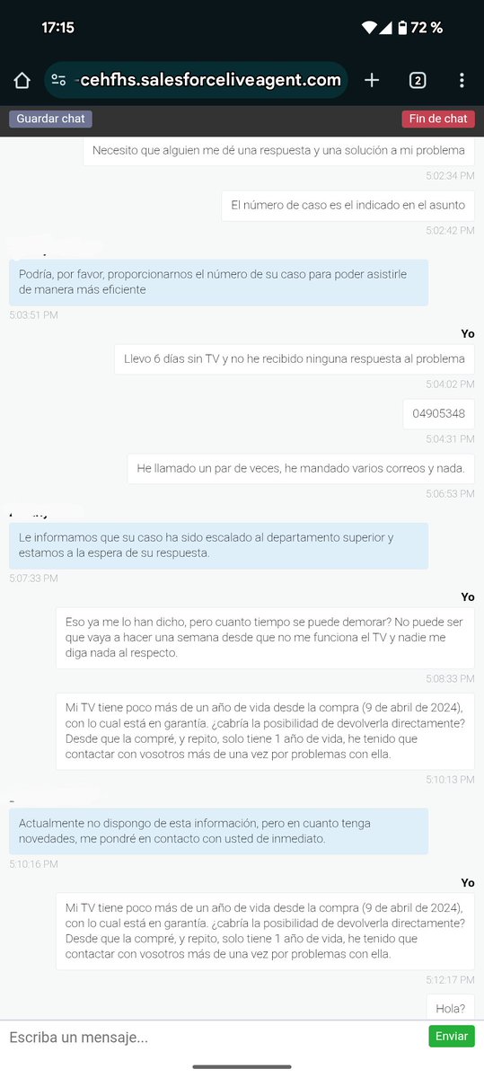 elenact_6's tweet photo. VERGÜENZA 
prácticamente una semana sin TV, 1 año de vida y mil problemas sin soluciones. 
No se por dónde tengo que perseguir más, si por correo, por teléfono, por chat no vale tendré que venir a X a que alguien me diga que le pasa a mi TV @PhilipsSpain @Philips BASTA YA https://t.co/bjCisEGu8k