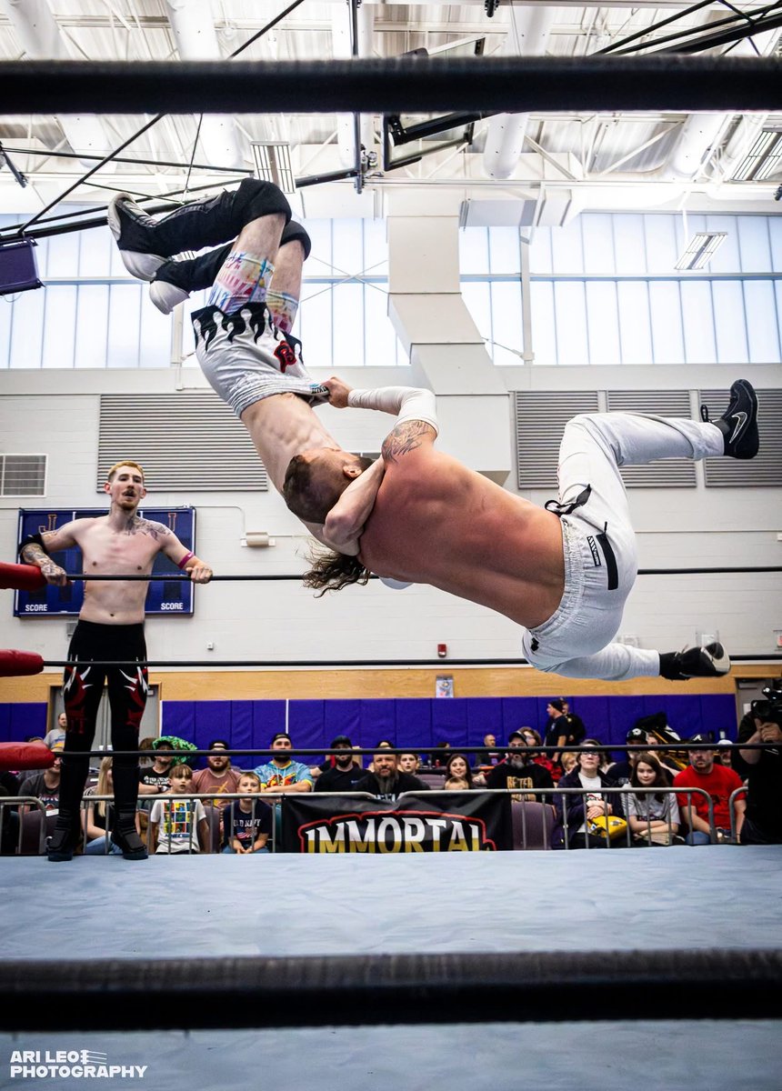 “Ain’t a highlight reel without me in it. #TJEPixx #ImmortalWrestling #HighImpactOnly” 📸: @ari_leo_photography