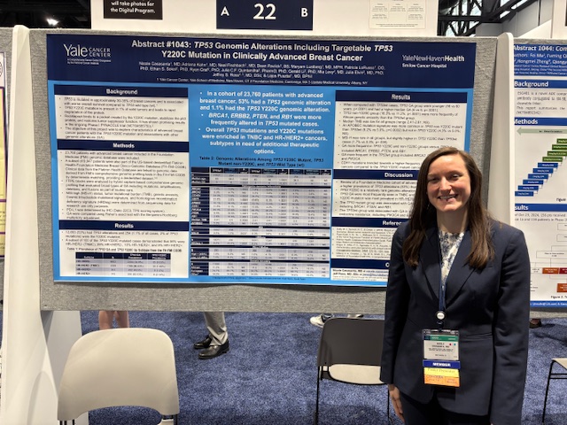 Yale Cancer Center (@yalecancer) on Twitter photo Research led by <a href="/ncasasanta/">Nicole Casasanta, MD</a> <a href="/YaleBreast/">YaleBreastCancer</a> assessed the TP53 Y220C mutation landscape in clinically advanced #breastcancer (CABC) and found it to be a relatively rare event in CABC. #ASCO25 <a href="/OncoAlert/">OncoAlert</a> <a href="/SmilowCancer/">Smilow Cancer Hospital</a> <a href="/YaleHemOnc/">Yale Hematology Oncology Fellows</a> meetings.asco.org/abstracts-pres… Research led by <a href="/ncasasanta/">Nicole Casasanta, MD</a> <a href="/YaleBreast/">YaleBreastCancer</a> assessed the TP53 Y220C mutation landscape in clinically advanced #breastcancer (CABC) and found it to be a relatively rare event in CABC. #ASCO25 <a href="/OncoAlert/">OncoAlert</a> <a href="/SmilowCancer/">Smilow Cancer Hospital</a> <a href="/YaleHemOnc/">Yale Hematology Oncology Fellows</a> meetings.asco.org/abstracts-pres…