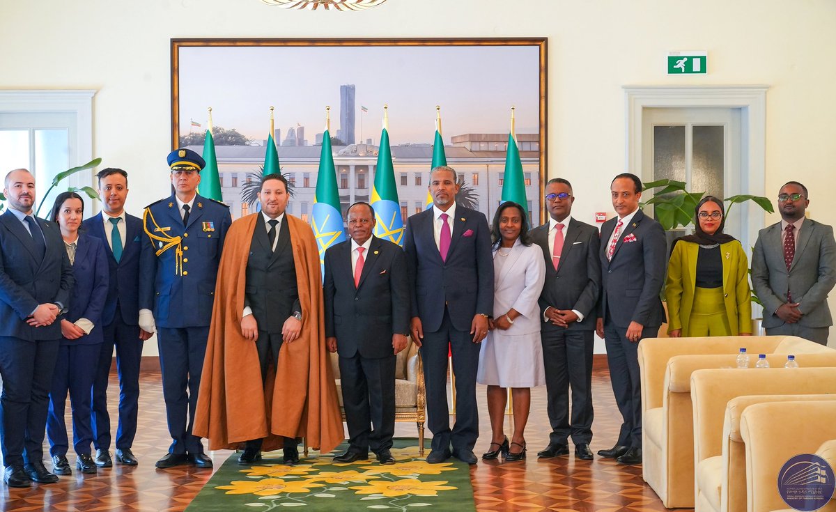 Algeria in Addis-Ababa / PM to African Union (@ambalgaddis) on Twitter photo Today, Amb of #Algeria <a href="/kled_mohamed/">Amb. Mohamed KHALED, PhD</a> presented his Letter of Credence to H.E. <a href="/TayeAtske/">Taye Atske Selassie</a> Président of the FDR #Ethiopia. 🇩🇿🤝 🇪🇹 Today, Amb of #Algeria <a href="/kled_mohamed/">Amb. Mohamed KHALED, PhD</a> presented his Letter of Credence to H.E. <a href="/TayeAtske/">Taye Atske Selassie</a> Président of the FDR #Ethiopia. 🇩🇿🤝 🇪🇹
