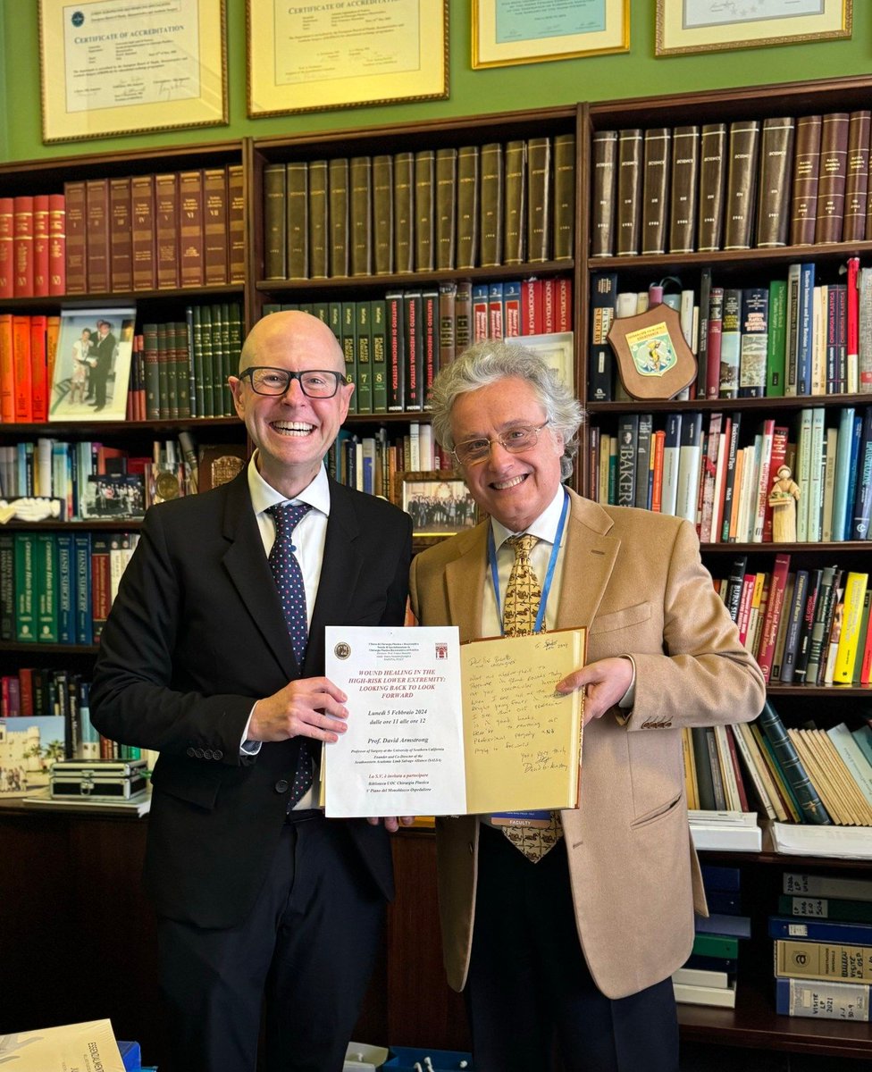 David G. Armstrong follow @dgarmstrong.bsky.social (@dgarmstrong) on Twitter photo USC Professor David G. Armstrong First Podiatric Surgeon to Deliver Grand Rounds at University of Padova #ActAgainstAmputation <a href="/USC/">USC</a>_Vascular @USC @KeckShool_USC diabeticfootonline.com/2024/02/05/usc… USC Professor David G. Armstrong First Podiatric Surgeon to Deliver Grand Rounds at University of Padova #ActAgainstAmputation <a href="/USC/">USC</a>_Vascular @USC @KeckShool_USC diabeticfootonline.com/2024/02/05/usc…