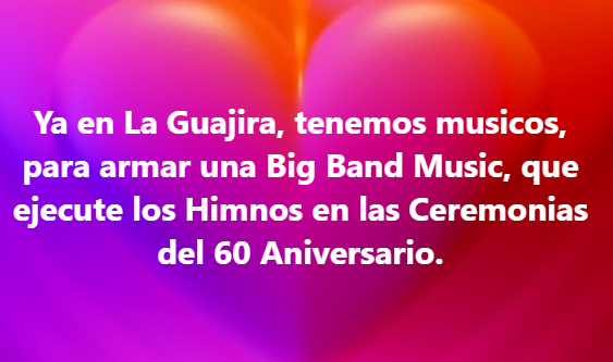 #CulturaCivicaGuajira. Señor Gobernador de la Guajira,  <a href="/jairoaguilard/">Jacqueline :3</a>,  Si quiere le hago la lista. Eso si seria un gran aporte a la cultura Musical Guajira. <a href="/seguidores/">seguidores</a> @destacados. <a href="/mincultura/">MinCultura Colombia</a> <a href="/infopresidencia/">Presidencia Colombia 🇨🇴</a>