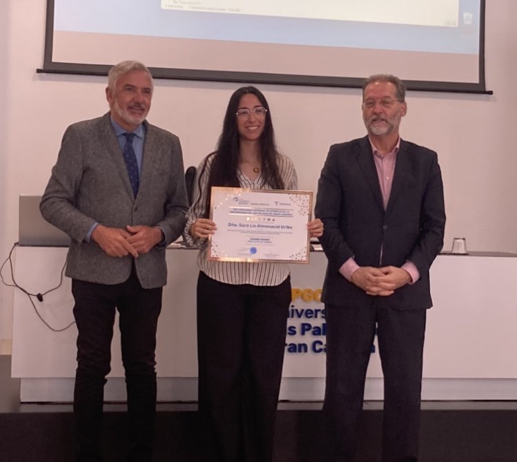 David Freire (@davidsfreire) on Twitter photo 🚨 Big congrats to our graduate Sara Lis Almonacid for winning the 1st Prize Cátedra Telefónica! 🏆 Her brilliant project on detecting Frank’s Sign, a potential marker for cardiovascular risk. Well done, Sara! 👏💡 <a href="/CatedraTEFULPGC/">Cátedra Telefónica ULPGC</a> @ulpgc <a href="/EII_ULPGC/">E. Informática ULPGC</a> 🚨 Big congrats to our graduate Sara Lis Almonacid for winning the 1st Prize Cátedra Telefónica! 🏆 Her brilliant project on detecting Frank’s Sign, a potential marker for cardiovascular risk. Well done, Sara! 👏💡 <a href="/CatedraTEFULPGC/">Cátedra Telefónica ULPGC</a> @ulpgc <a href="/EII_ULPGC/">E. Informática ULPGC</a>