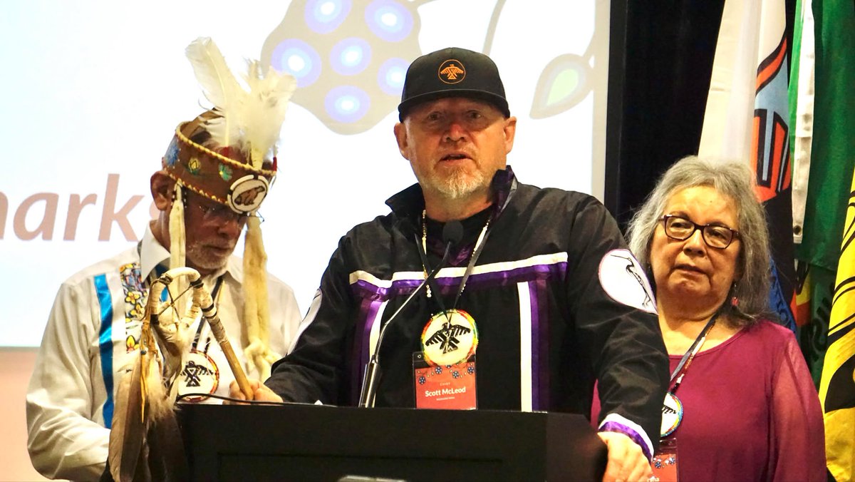 “We come here and speak the truth. Debwewin: the truth, is one of our most important teachings. But yet that house does not allow it. Sol [Mamakwa] messaged me to let me know that they sat late into the evening last night, and the majority government, Conservatives, basically