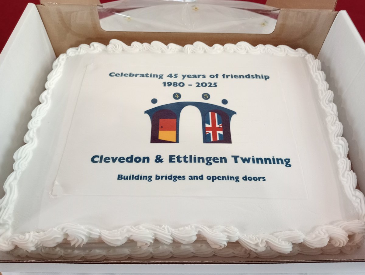 Clevedon Languages (@clevedonmfl) on Twitter photo Proud to welcome our friends from <a href="/stadtettlingen/">Stadt Ettlingen</a> yesterday to celebrate 45 years of twinning. We even had cake! Our students were brilliant hosts and we're planning the next exchange. Wunderbar! Proud to welcome our friends from <a href="/stadtettlingen/">Stadt Ettlingen</a> yesterday to celebrate 45 years of twinning. We even had cake! Our students were brilliant hosts and we're planning the next exchange. Wunderbar!