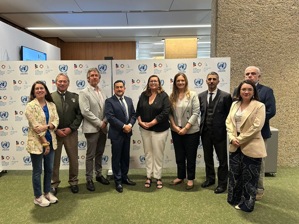 Comienza la 8ª sesión de la Plataforma Mundial para la Reducción del Riesgo de Desastres, organizada por <a href="/UNDRR/">UNDRR</a>. Chile participará en este foro mundial para evaluar y debatir los avances en la implementación del Marco de Sendai para la Reducción del Riesgo de Desastres. <a href="/Senapred/">SENAPRED</a>