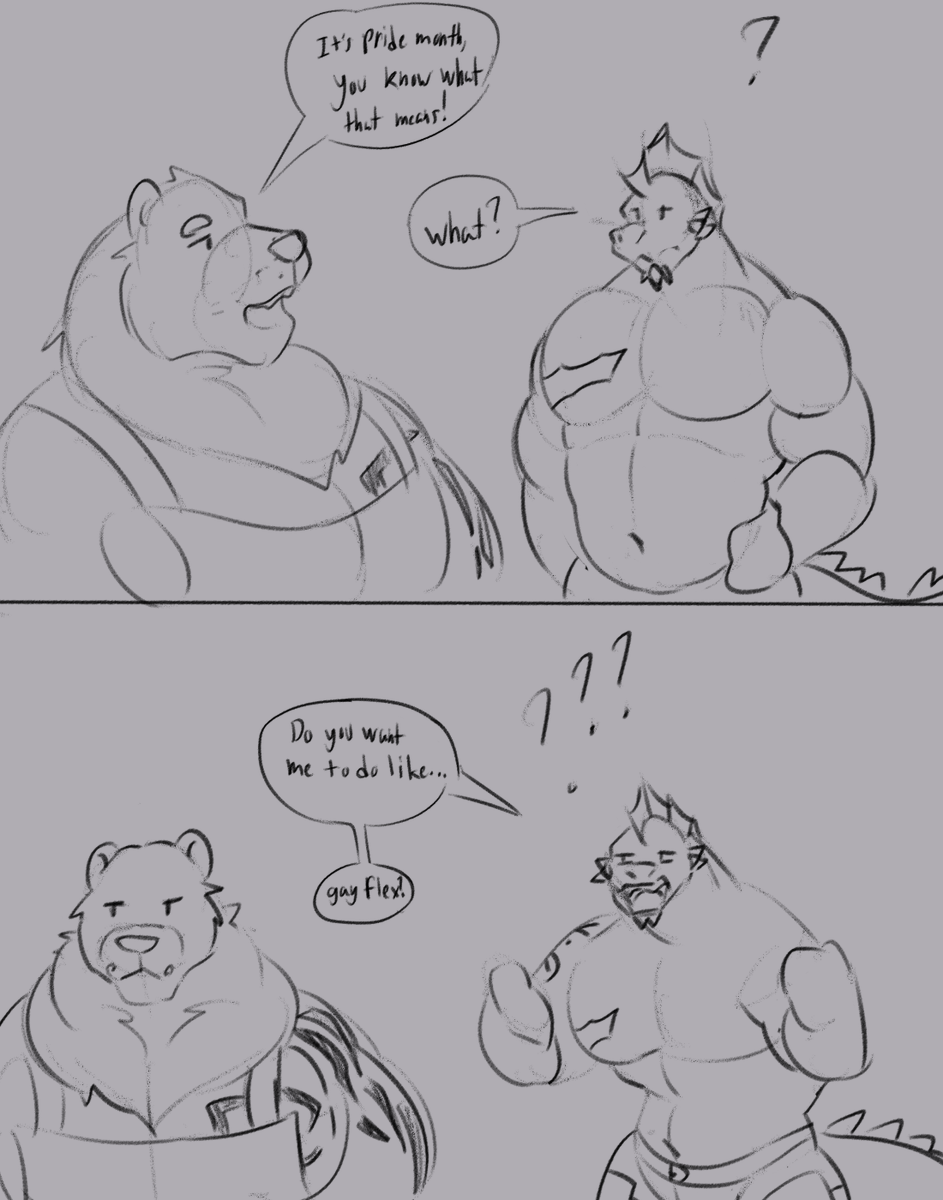 Happy Pride Month!

Thank you to <a href="/TwinFurr/">Nexus 🍉🏳️‍🌈</a> for this shit post