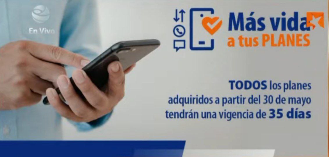 📣 Anuncia ETECSA que a partir del 30 de mayo de 2025, los paquetes y planes extenderán su vigencia de 30 días a 3⃣5⃣ días. De esta manera  podrán renovar sus recursos sin que en ellos influya la limitación de la recarga máxima nacional de hasta 360.00 CUP cada 30 días.