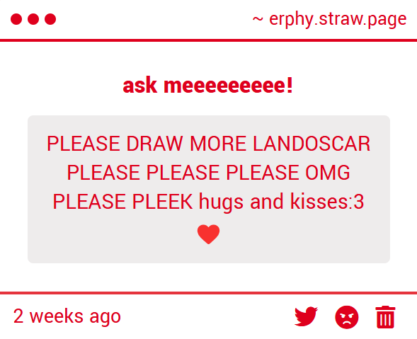 im almost done with exams and commissions so more landoscar coming soon