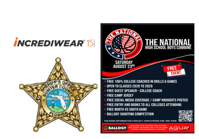John Strong (@strongbball) on Twitter photo Our team at Project Legacy would like to thank 2 more of our sponsors of "The National High School Boys Basketball Combine in the Sumpter County Sheriff and Incrediwear. Its all about the kids!!!! <a href="/79colt45/">Colt McDowell</a> <a href="/VillagesBuffalo/">VHS Athletics</a> <a href="/VHS_Hoops/">VHS Boys Basketball</a> <a href="/Incrediwear/">Incrediwear</a> <a href="/BallogyApp/">Ballogy</a> Our team at Project Legacy would like to thank 2 more of our sponsors of "The National High School Boys Basketball Combine in the Sumpter County Sheriff and Incrediwear. Its all about the kids!!!! <a href="/79colt45/">Colt McDowell</a> <a href="/VillagesBuffalo/">VHS Athletics</a> <a href="/VHS_Hoops/">VHS Boys Basketball</a> <a href="/Incrediwear/">Incrediwear</a> <a href="/BallogyApp/">Ballogy</a>