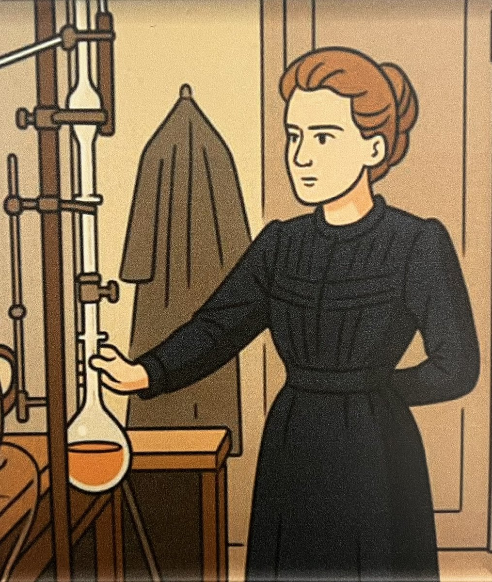 Marie Curie by AI at British Society for the History of Radiology #UKIO2025