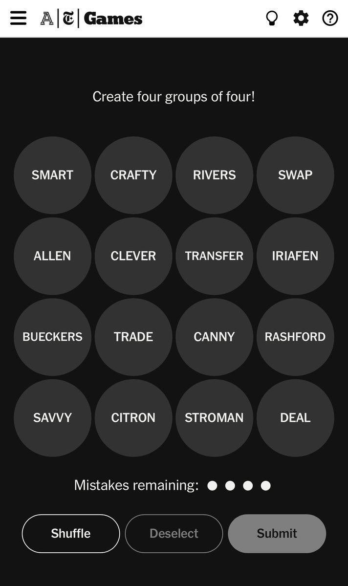 Washington Wizards (@washwizards) on Twitter photo Have you played <a href="/NYTGames/">New York Times Games</a> Connections: Sports Edition today!?
We'll give you a hint for a connection!... 👋 <a href="/smart_MS3/">marcus smart</a>
📲: nyti.ms/4dPYWcC Have you played <a href="/NYTGames/">New York Times Games</a> Connections: Sports Edition today!?
We'll give you a hint for a connection!... 👋 <a href="/smart_MS3/">marcus smart</a>
📲: nyti.ms/4dPYWcC