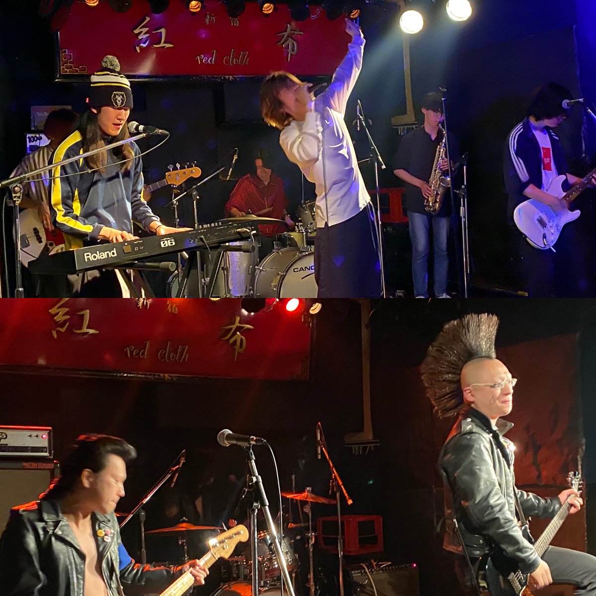 新宿レッドクロス「RIFF RAFF」、
様々なジャンルが集まる素晴らしいライブでした！

AcceptのBalls to the Wallが流れてたのでみんなで球握るポーズ！
　
#メルティースマイル
#HEAVYMETALTHUNDER!!!
#THESTOLENHELMETS
#THEこうがんず
#NOKEMONOCLUB