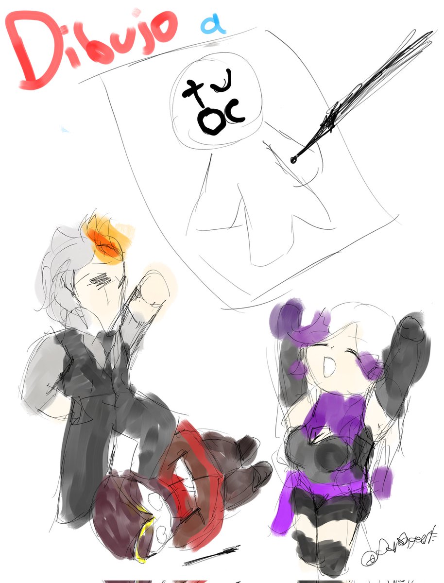 La falta de ideas en que dibujar me esta matando..
DIBUJOS GRATIS !!!
Deja tu Oc y lo dibujare 😀
#artraffle #artmoots #ocart