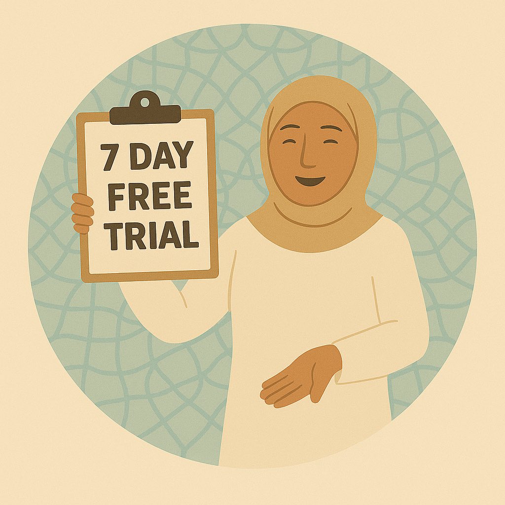 Want to try <a href="/JibreelApp/">Jibreel</a>?

We’re offering a 7-day free trial to make sure it’s right for you!

Get started today and cover your obligations 💚