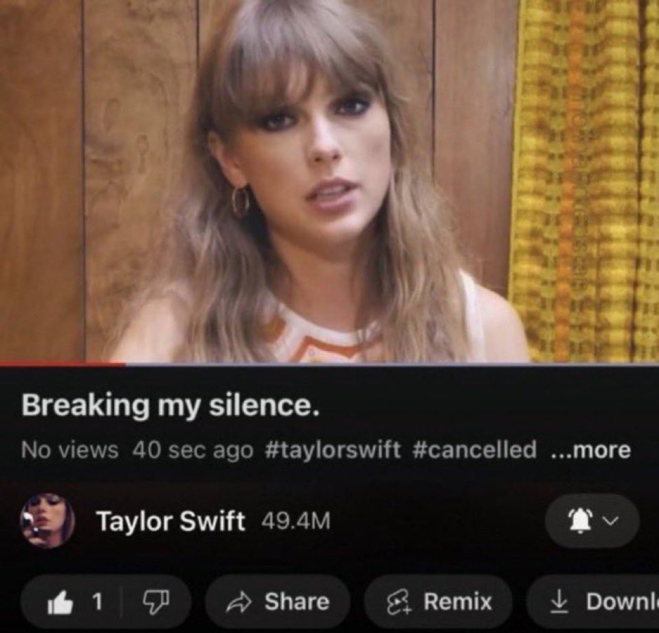 I still think Taylor lied abt rep tv not being done