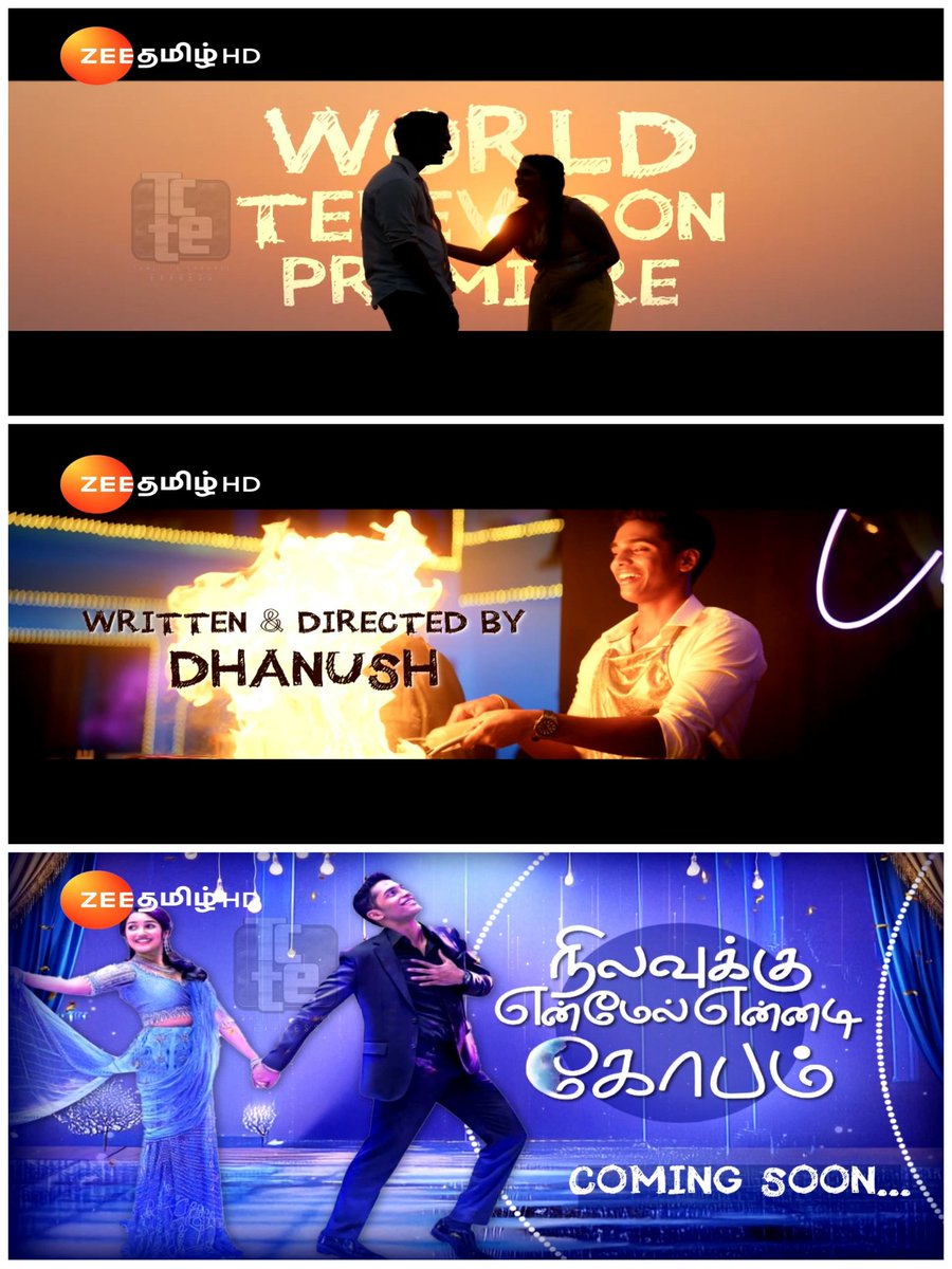 TamilTvChanExp's tweet image. #NilavukuEnMelEnnadiKobam
TV Premiere
Coming Soon
#ZeeTamil

@dhanushkraja #Pavish #Anikha @RsquaredRams @Mathewthomass__ #NEEK