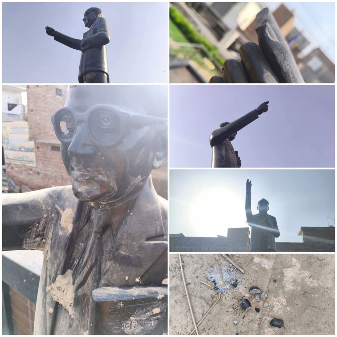 "यह प्रतिमा पर नहीं, बाबा साहब के विचारों पर हमला है"

हनुमानगढ़ में बाबा साहब डॉ. भीमराव अम्बेडकर जी की प्रतिमा को खंडित कर उस पर कीचड़ फैकने की घटना अत्यंत निंदनीय, शर्मनाक और कृत्य है। मैं इस कायरतापूर्ण, असामाजिक और उकसावे भरे कृत्य की कठोर शब्दों में निंदा करता हूँ।